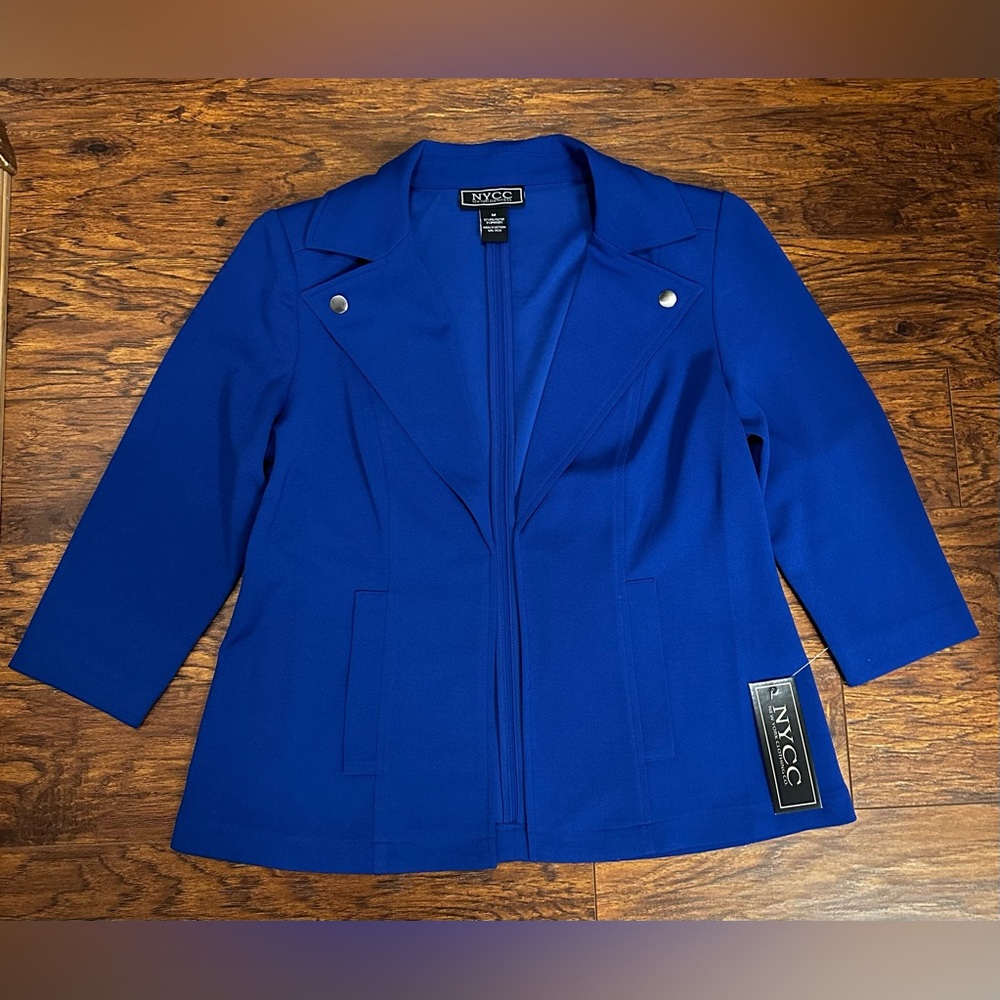 NYC Women's Royal Blue Blazer, NEW